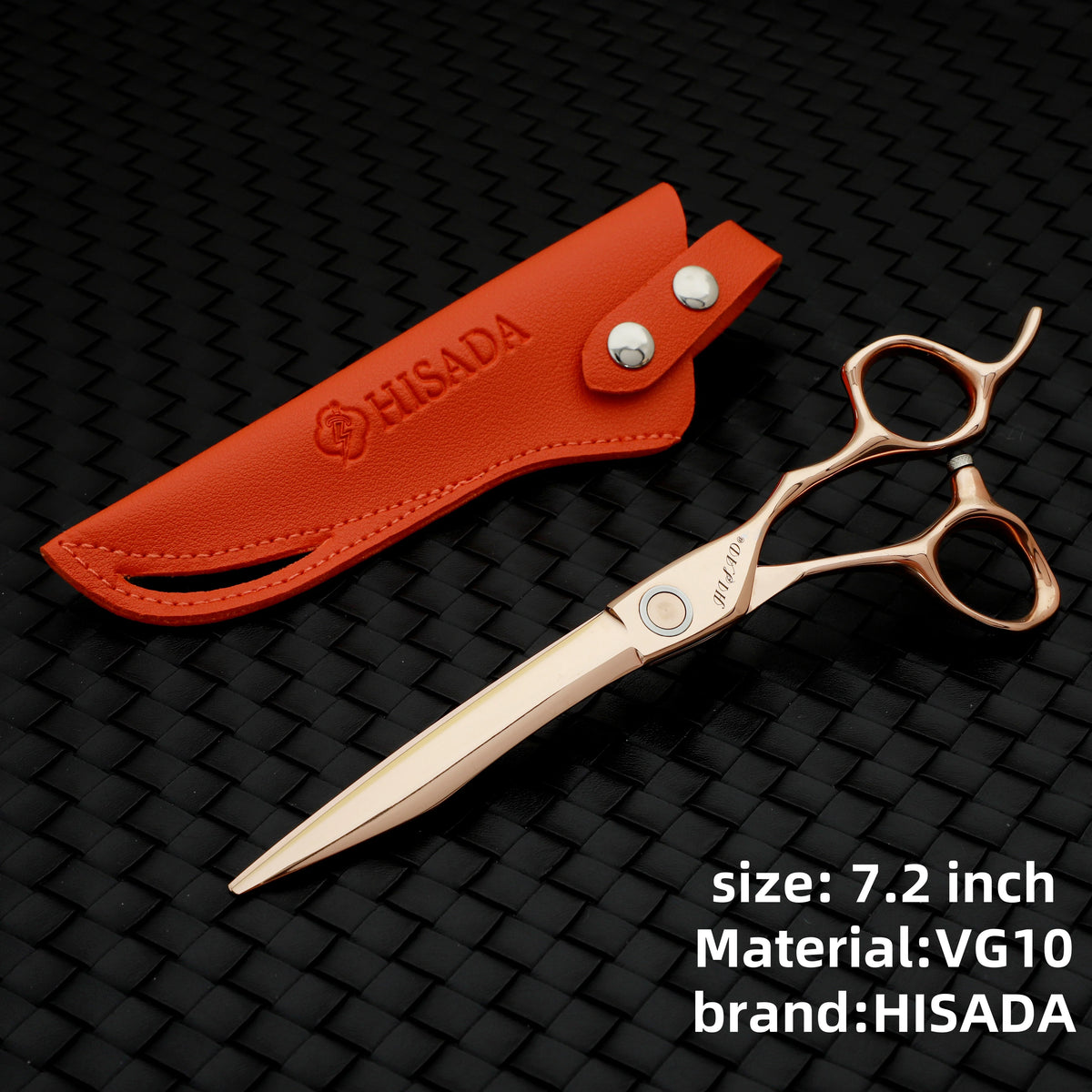 HISADA hairdressing scissors	professional barber scissors 6.0  Inch scissors VG10 material professional barber scissors