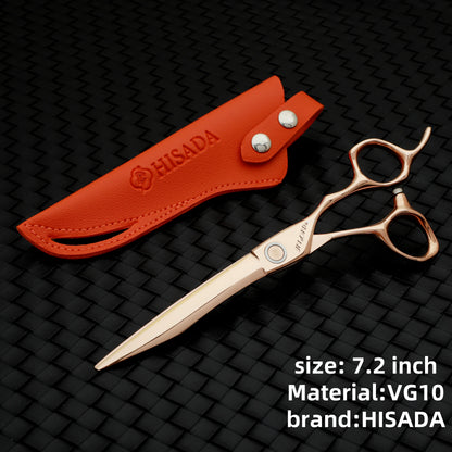 HISADA hairdressing scissors	professional barber scissors 6.0  Inch scissors VG10 material professional barber scissors