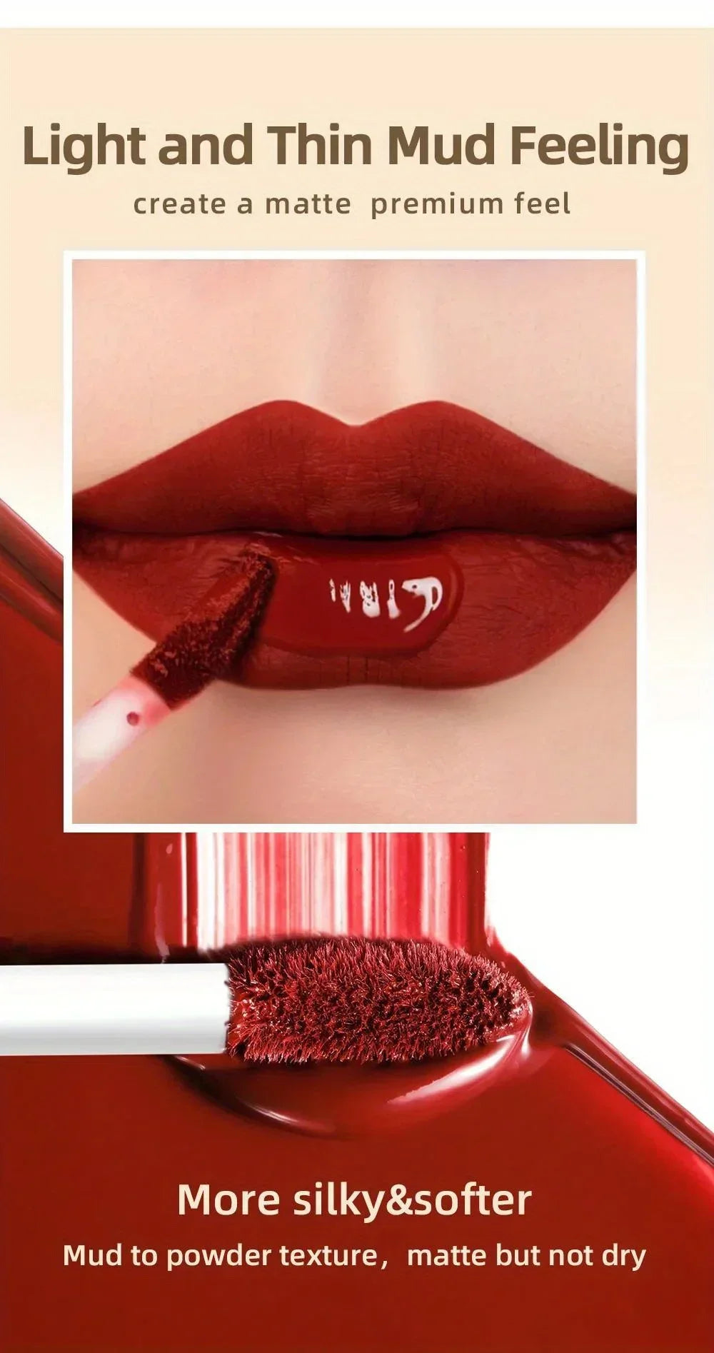 Matte Liquid Lipstick Waterproof Long Lasting Velvet Mate Nude Red Lip Gloss Lint Tube Makeup Cosmetic Lipsticks Lipgloss