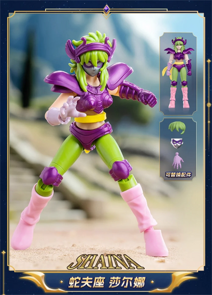 New Blokees Gold Saint Building Block Saint Seiya Assembling Toys Aiolos Sagittarius Items Assembly Action Figure Ornaments Gift