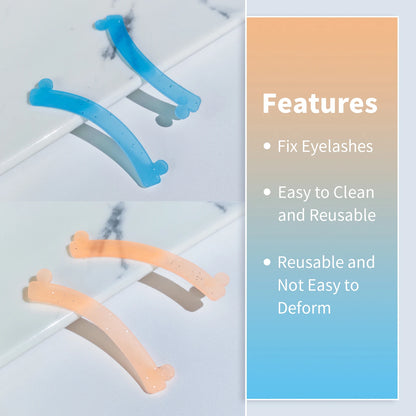 Libeauty 5 Colors Silicone Eyelash Rods Ribbon Soft Colorful Lash Lift Ribbon Perm Multi-Functional Eyelash Lifting Makeup Tools