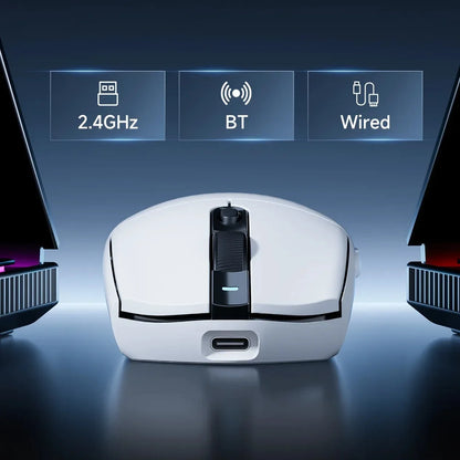 MCHOSE G3 Ultra Wireless Gaming Tri-Mode Mouse PAW3395 26000DPI 8K Polling Rate 64g Ultra-Lightweight Office Mouse