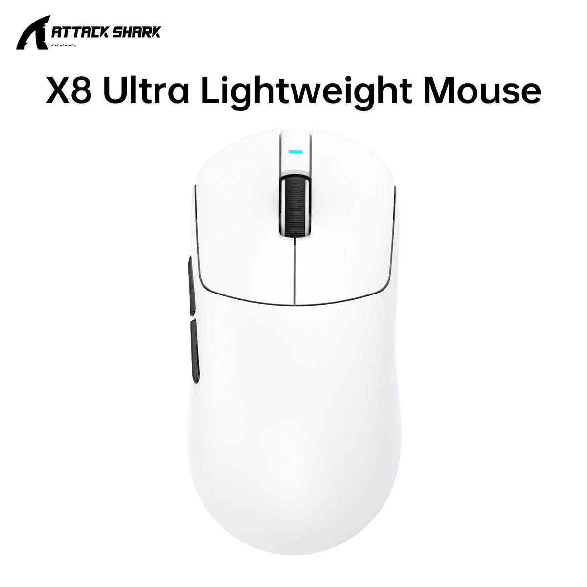Attack Shark X8Ultra Gaming Mouse & Wireless 8K Receiver,Bluetooth Wireless Connection,PAW3950MAX Sensor,42000DPI,Type-C