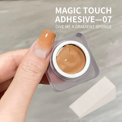 20 Colors Pat Painting Gel Nail Polish Set With Sponge Gradient Semi Permanent Soak Off UV LED Nail Art Gel Varnishes For Nails