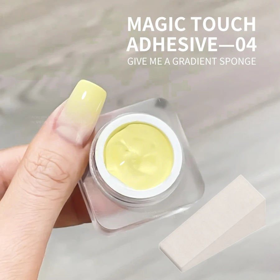 20 Colors Pat Painting Gel Nail Polish Set With Sponge Gradient Semi Permanent Soak Off UV LED Nail Art Gel Varnishes For Nails