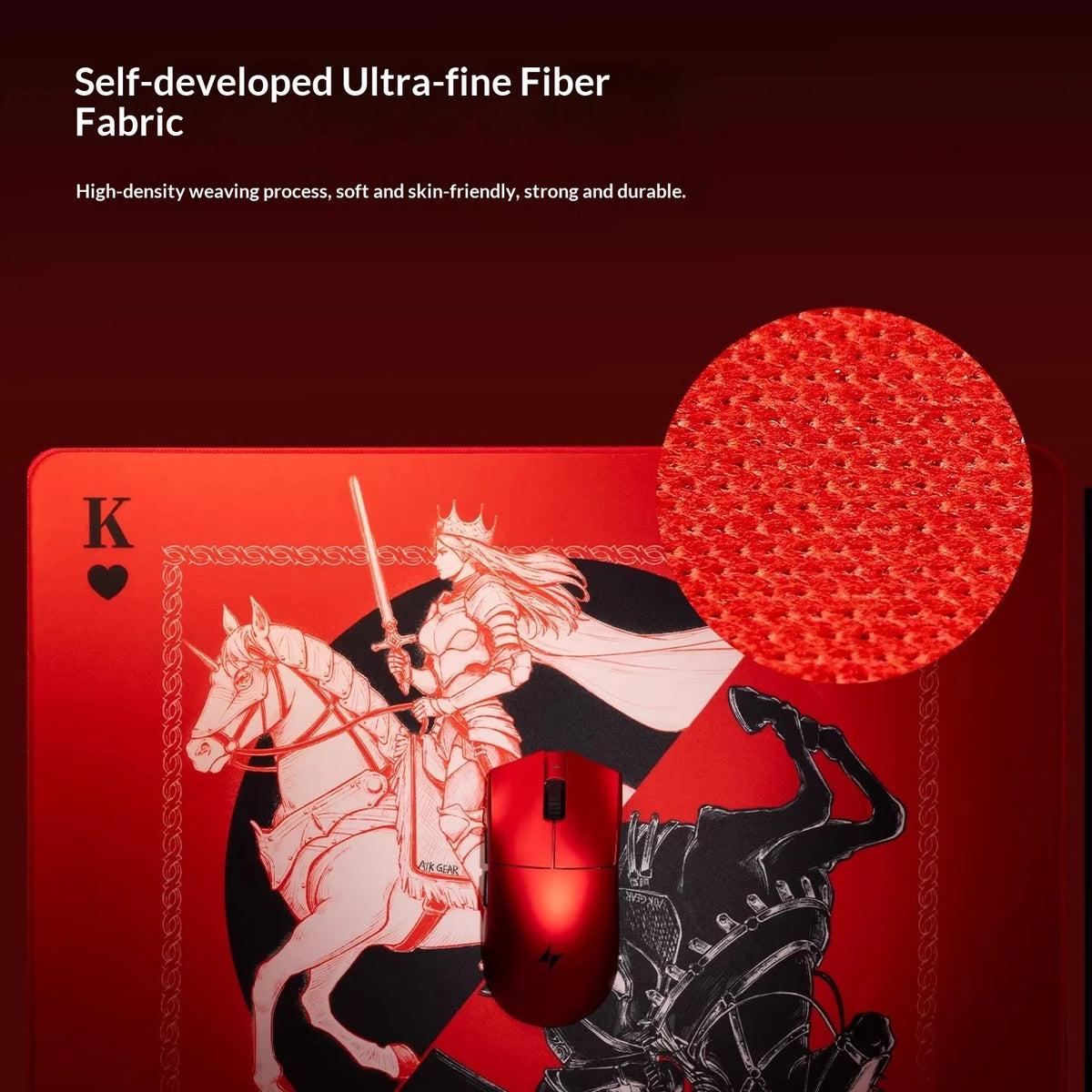 Atk Warhorse Mousepad Illustrator New Year'S Limit E-Sports Mouse Pad Microfiber Fabric 4mm Mice Pad Pc Gamer Accessories Gifts