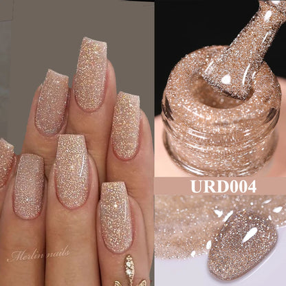 UR SUGAR 15ml Jelly Milky White Translucent Color Gel Polish Semi Permanent UV Gel Nail Art Soak Off Gel Varnish Latest Fashion