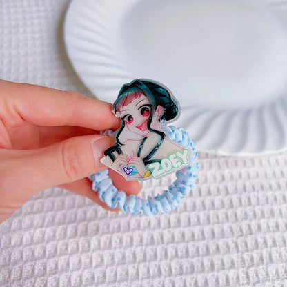 Creative Girls Group Hair Accessories Acrylic Hair Clips & Elastic Hair Bands, Lovely Birthday Gifts for Little Girls