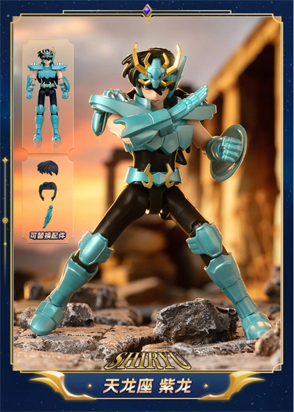 New Blokees Gold Saint Building Block Saint Seiya Assembling Toys Aiolos Sagittarius Items Assembly Action Figure Ornaments Gift