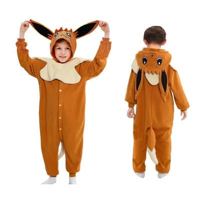Cartoon Kigurumi Dragon Onesie Boys Halloween Festival Party Cosplay Costume Kids Pajama Children Charizard One Piece Outfit