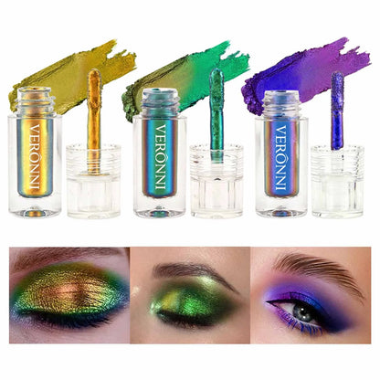 Chameleon Liquid Eyeshadow Long Lasting Multichrome Duochrome Eyeshadow Pigments Aurora Eyeshadow Glitter Makeup Party Cosmetic