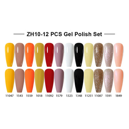 NAILCO 15ml Gel Nail Polish Set 30pcs/Lot Gel Polish Nail Soak Off UV LED Semi-Permanent Varnishes Nail Art Salon Free Shipping