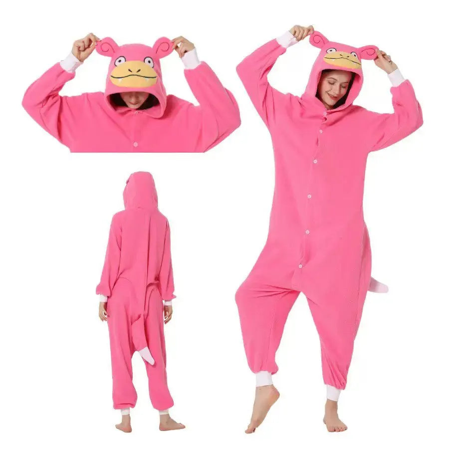 In Stock Snorlax Squirtle Mewtwo Onesie Gengar Cosplay Costume Halloween Adult Anime Cute Cat Eevee Boys And Girls Pajamas