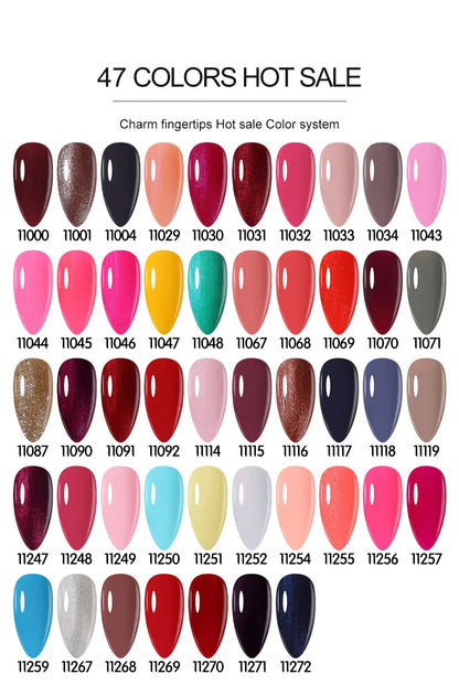 Clou Beaute 15ml Red Black White Green Neon Gel Nail Polish Base Top Coat Velvet Top 400 Colors Semi Permanent Gel Nail Varnish