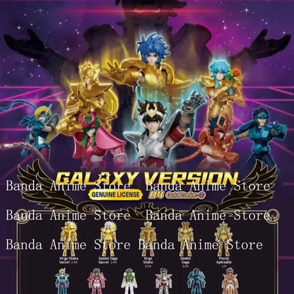 Original Blokees Saint Seiya Galaxy V1V2V03V4 Athena Aries Mu Aiolia Aldebaran Kiki Shiryu Lionet Ban FigureChildren ToysGift