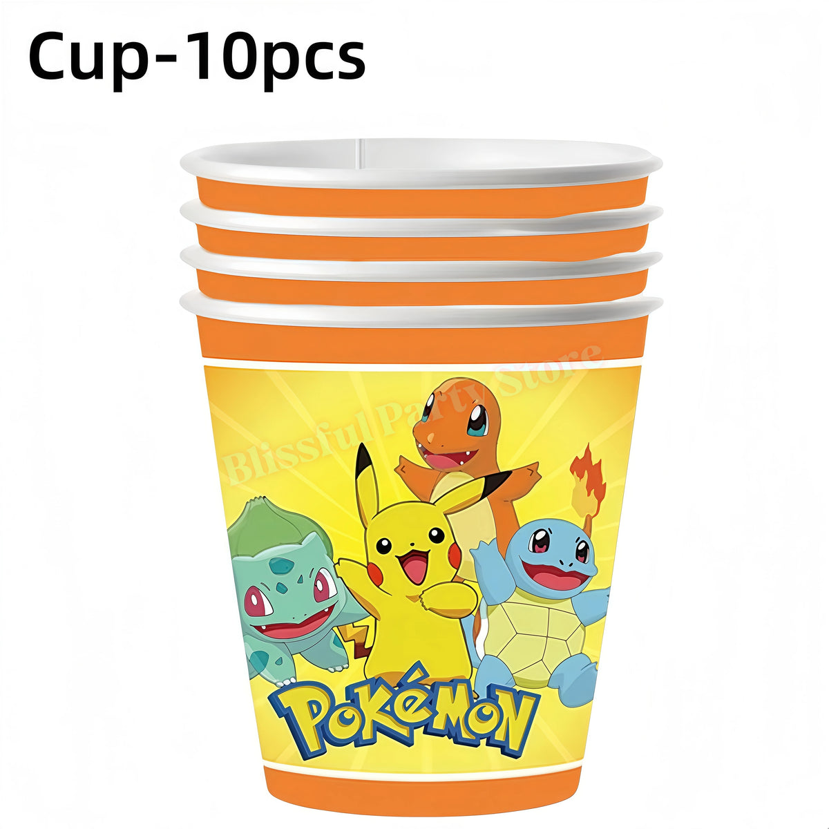Pokemons Birthday Party Decoration Lightning Pikachu Balloon Tableware Kit Cup Plate Gift Bag Kid Favor Gift Baby Shower Supplie