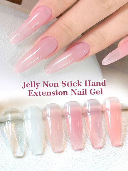 BORN PRETTY 15ml Clear Non Stick Hand Extension Gel 3D Shaping Sculpting Carving Nail Art Solid Hard Gel for Fake Nail