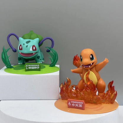12 style Pok é mon Doll Pikachu Blind Box Anime Models Desktop Decorations Action Figure Collection Pok é mon Toys Birthday Gift