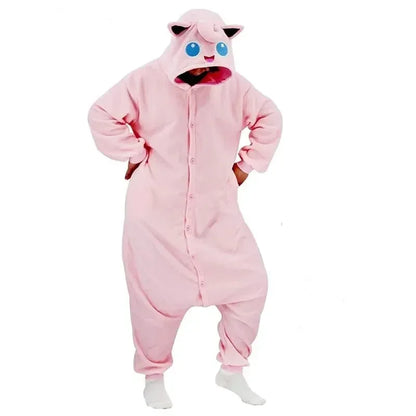 TAKARA TOMY Pokemon Kigurumi Onesie Snorlax Eevee Squirtle Gengar Pijama Cosplay Costume Halloween Adult Anime Umbreon Pajamas