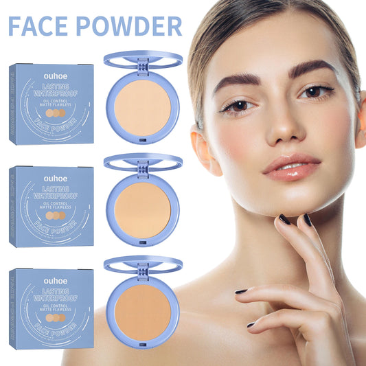 Matte Face Setting Powder Oil Control Waterproof Pore Blurring Makeup Finish  Full Coverage Loose Powder for Oily Skin