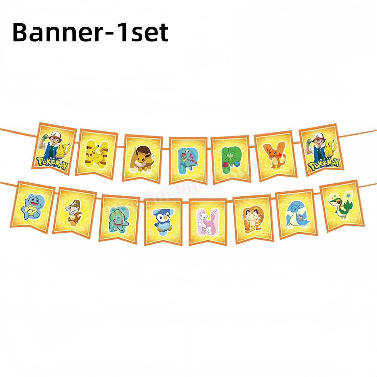 Pokemons Birthday Party Decoration Lightning Pikachu Balloon Tableware Kit Cup Plate Gift Bag Kid Favor Gift Baby Shower Supplie