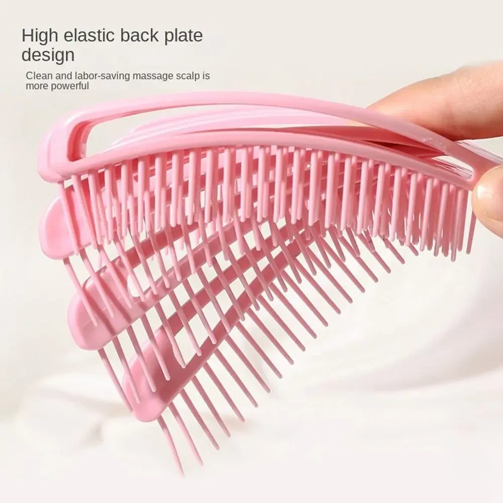 Hair Brush Octopus Hairbrush Pink Massage Detangler Brush For Curly Hair Thick Hair Care Hairbrush Styling Tools