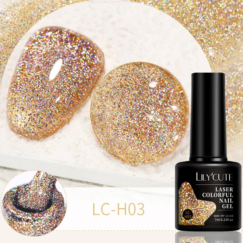LILYCUTE 7ml 9D Cat Magnetic Gel Nail Polish Iridescent Magnet Semi Permanent Soak Off UV LED Manicure For Nail Art Gel Varnish