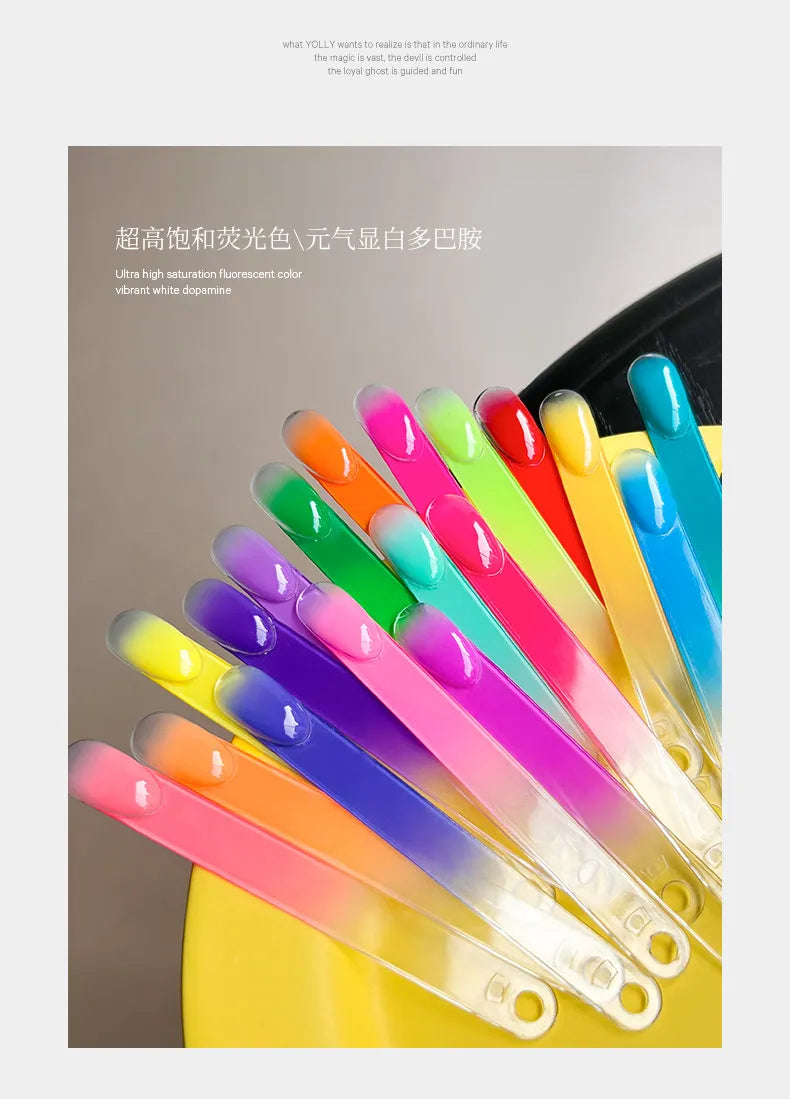 YOLLY 2026 New 18 Colors Multicolor Pat Pat Gel Fashion Long-Lasting High Quality Non-toxic UV Gel for Salon OEM/ODM Wholesale