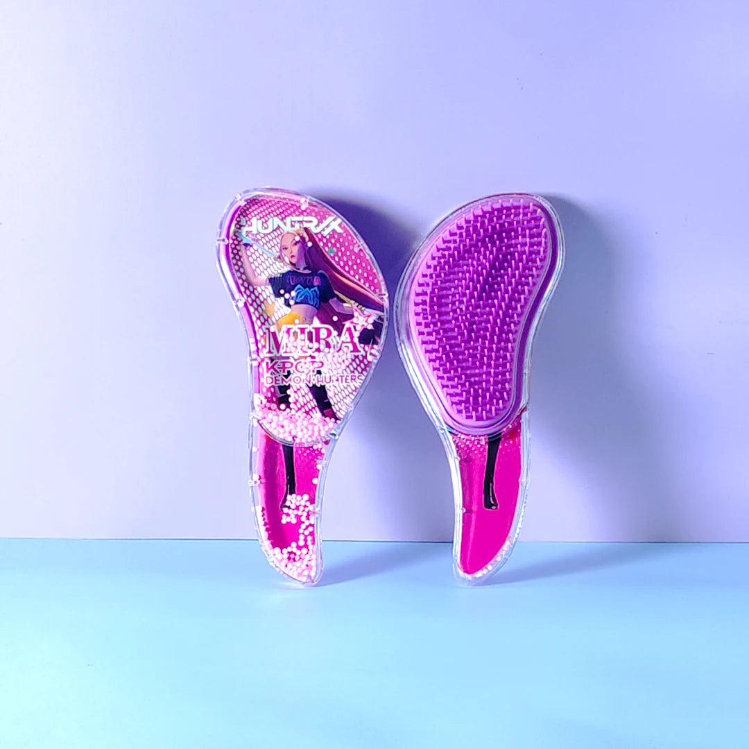 4/1PCS New KPop Demon Hunters Comb Cartoon Rumi Mira Zoey Air Cushion Massage Comb Anime Peripheral Student Comb Girl Birthday