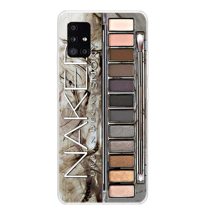 Glam Makeup Eye Shadow Box For Samsung Galaxy A15 A14 A13 A12 A55 A54 A53 A52 Phone Case A32 A35 A34 A33 A25 A24 A23 A22 A04S A0