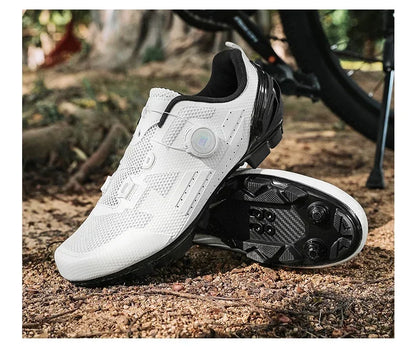 Road Cycling Shoes male Breathable Summer Self-Locking Cleat Non-slip Mountain Bicycle Shoe Men's spd racing Sneaker Lightweight