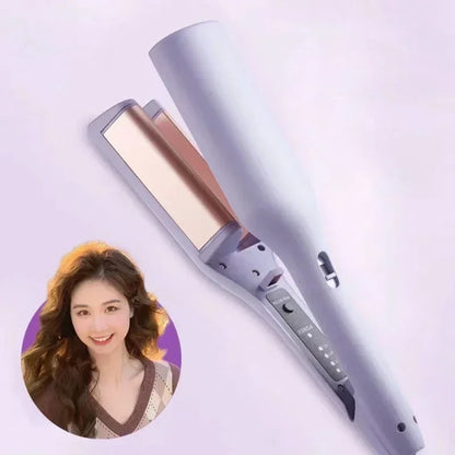 32MM Electric Curling Iron Automatic Lambswool Curling Tool Long Lasting Styling French Styling Rotating Anti-Flame Design