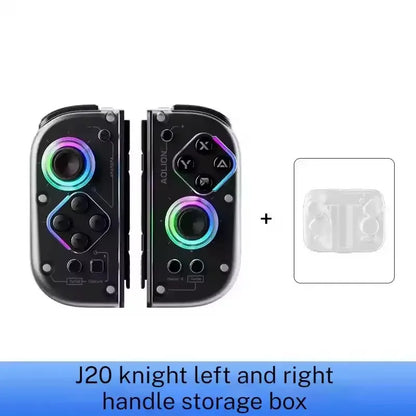 Aolion J20 Knight Wireless Gamepad with Left And Right Switch Hall Joystick Motion Sensing Custom For NS Joycon Game Accessories