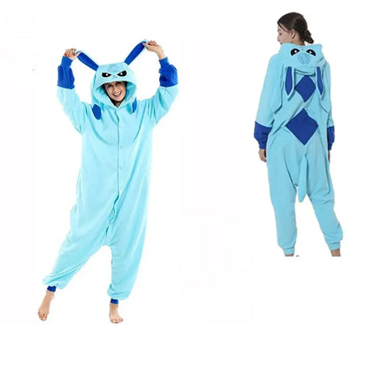 TAKARA TOMY Pokemon Kigurumi Onesie Snorlax Eevee Squirtle Gengar Pijama Cosplay Costume Halloween Adult Anime Umbreon Pajamas