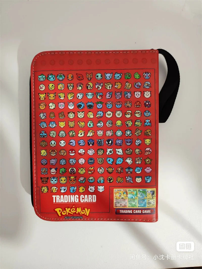 New Gb Pikachu Cartoon Anime Battle Card Booklet Zipper Binder