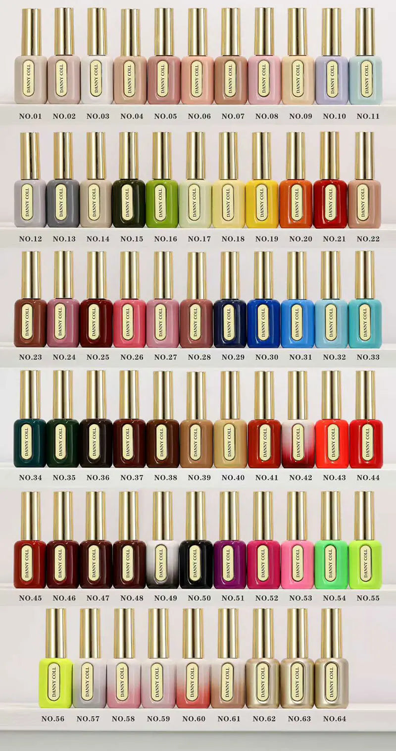 Eleanos 64 Colors HEMA TPO Free Gel Nail Polish With Color Chart 15ml Semi-permanent Nail Polish For Manicure Nail Salon UV Gel