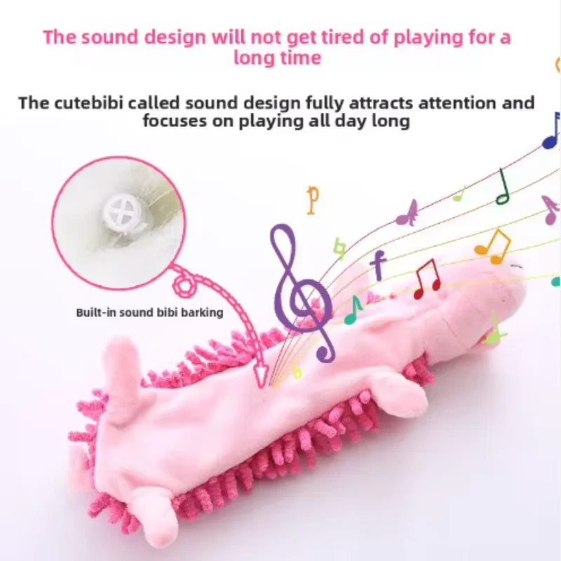 Durable Pet Dog Plush Toy for Small Breeds - Animal Shape Squeaky Chew Cleaning Toy for Chihuahua Yorkshire Bichon Puppies