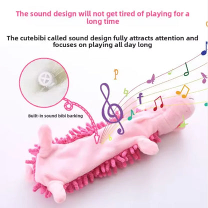 Durable Pet Dog Plush Toy for Small Breeds - Animal Shape Squeaky Chew Cleaning Toy for Chihuahua Yorkshire Bichon Puppies