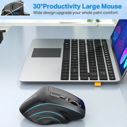 E-YOOSO X-31 Pro USB Gaming Large Mouse Support Bluetooth 2.4G Wireless PAW3212 4800 DPI for gamer Mice computer laptop PC