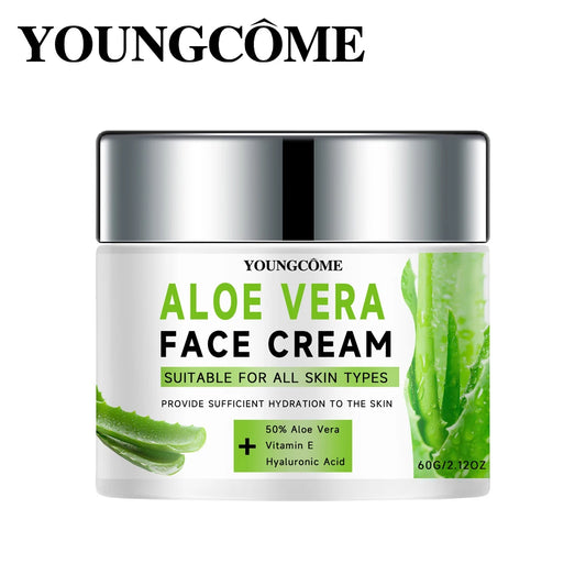 Professional 60g jar of YOUNGCOME hydrating face cream designed for anti-wrinkle and pore-shrinking care.