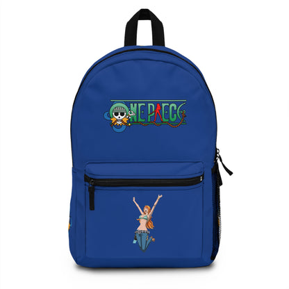 One Piece Anime Backpack Dark blue - Front View - Dobermen