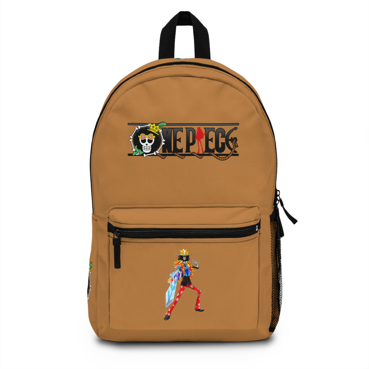 One Piece Anime Backpack Light brown - Front View - Dobermen