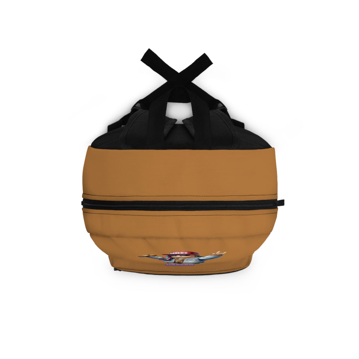 Side view of light brown Roblox girls backpack showing clean profile and shoulder strap at dobermenpremier.com